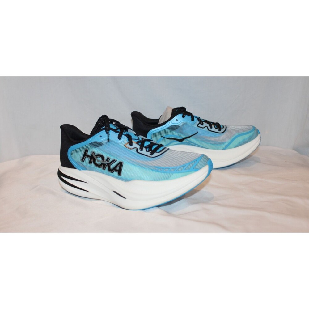 Hoka One One Cielo X1 2.0 SKYW Men 9 Women 10 Athletic Running Shoes Blue $275